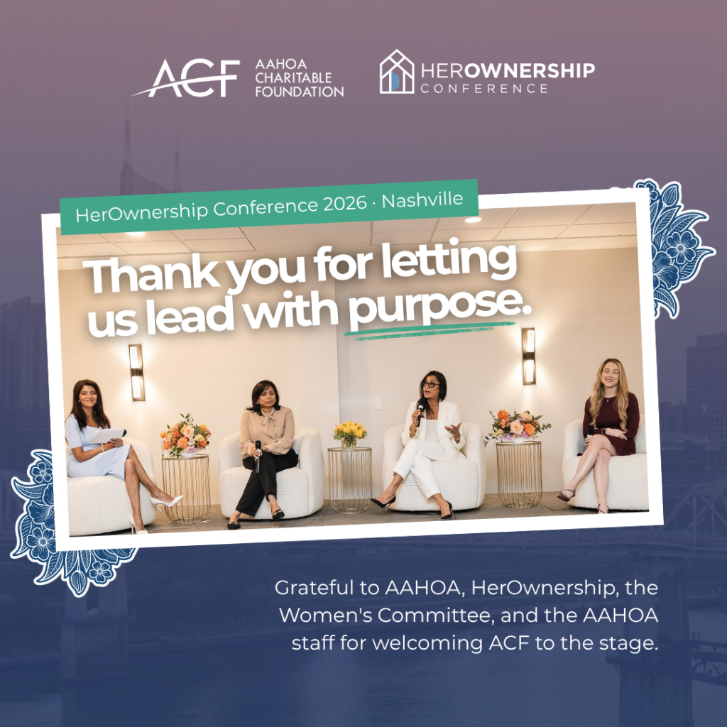 ACF Joins AAHOA HerOwnership Conference for a Conversation on Service and Leadership